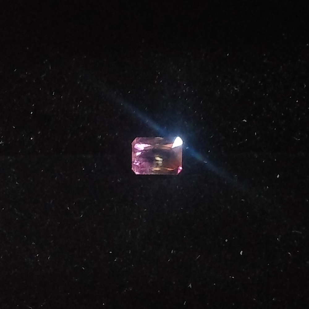 Yuzhe  Lucia Dainty Mini Mouse.57ct VVS Bi-Color Tourmaline Mozambique UNTREATED